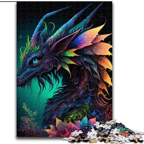 Puzzle für Erwachsene, 1000 Teile, Drachen-Puzzle, anspruchsvolles Denkspiel für Teenager, perfekt als Heimdekoration oder Geschenk (Größe: 26x38cm) von NBDSOYEWO