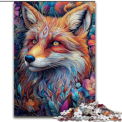 Puzzle für Erwachsene, 1000 Teile, Fuchs-Puzzle, anspruchsvolles Denkspiel für Teenager, Spaß für den Familienspielabend, 50x75cm Puzzle für Erwachsene, 1000 Teile, Fuchs-Puzzle, anspruchsvolles Denkspiel für Teenager, Spaß für den Familienspielabend, 50x75cm von NBDSOYEWO