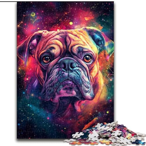 Puzzle für Erwachsene, 1000 Teile, Galaxy Bulldog, aus Holz, Kinder ab 14 Jahren, 50x75cm, für Teenager und Familienspaß Puzzle für Erwachsene, 1000 Teile, Galaxy Bulldog, aus Holz, Kinder ab 14 Jahren, 50x75cm, für Teenager und Familienspaß von NBDSOYEWO