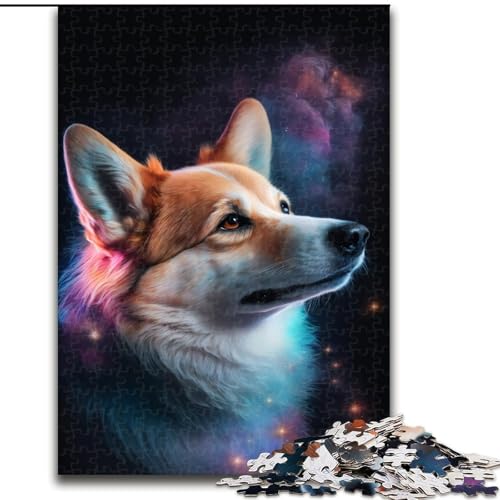 Puzzle für Erwachsene, 1000 Teile, Galaxy Shiba Inu, aus Holz, Kinder ab 14 Jahren, 50x75cm, für Teenager und Familienspaß Puzzle für Erwachsene, 1000 Teile, Galaxy Shiba Inu, aus Holz, Kinder ab 14 Jahren, 50x75cm, für Teenager und Familienspaß von NBDSOYEWO