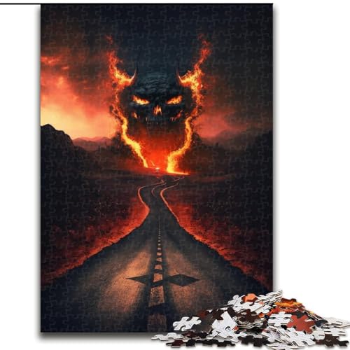Puzzle für Erwachsene, 1000 Teile, Höllendämonen, aus Holz, Kinder ab 14 Jahren, 50x75cm, für Teenager und Familienspaß Puzzle für Erwachsene, 1000 Teile, Höllendämonen, aus Holz, Kinder ab 14 Jahren, 50x75cm, für Teenager und Familienspaß von NBDSOYEWO