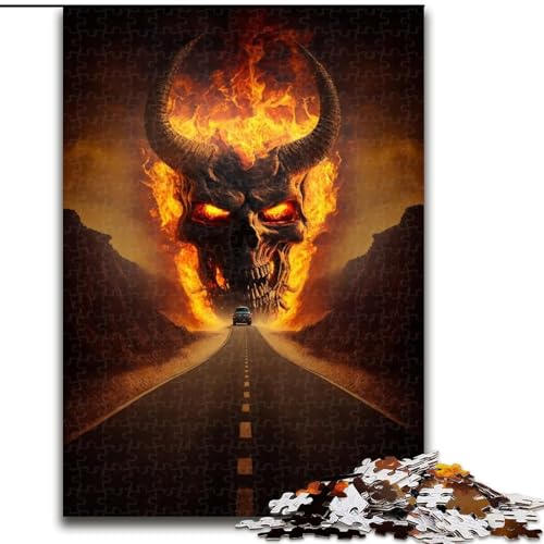 Puzzle für Erwachsene, 1000 Teile, Höllendämonen-Puzzle, anspruchsvolles Denkspiel für Teenager, perfekt als Heimdekoration oder Geschenk (Größe: 26x38cm) von NBDSOYEWO