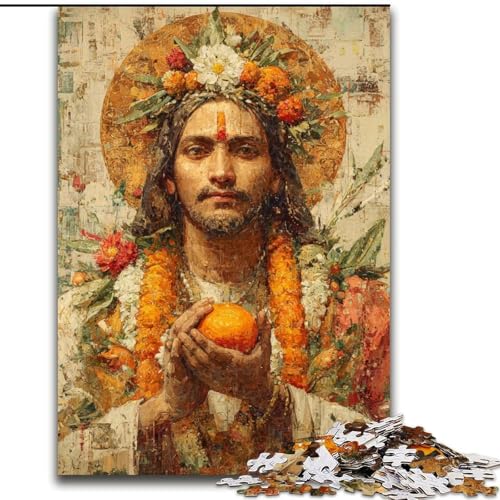 Puzzle für Erwachsene, 1000 Teile, Jesus-Puzzle, Familienaktivitätsspiel für Teenager, anspruchsvolles Denkspiel, 50x75cm Puzzle für Erwachsene, 1000 Teile, Jesus-Puzzle, Familienaktivitätsspiel für Teenager, anspruchsvolles Denkspiel, 50x75cm von NBDSOYEWO