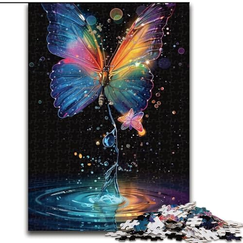 Puzzle für Erwachsene, 1000 Teile, Regenbogentraum-Schmetterling, aus Holz, Kinder ab 14 Jahren, 50x75cm, für Teenager und Familienspaß Puzzle für Erwachsene, 1000 Teile, Regenbogentraum-Schmetterling, aus Holz, Kinder ab 14 Jahren, 50x75cm, für Teenager und Familienspaß von NBDSOYEWO