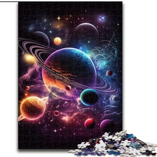 Puzzle für Erwachsene, 1000 Teile, schwierig, wunderschöner Weltraum, Denksportaufgabe zur Wanddekoration, einzigartige Geburtstags 14-Jährige (Größe 50x75cm) von NBDSOYEWO