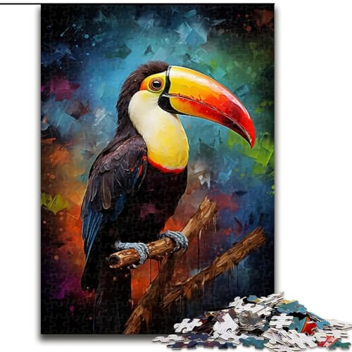Puzzle für Erwachsene, 1000 Tukanvögel aus Holz, für Jugendliche ab 14 Jahren, Heimdekoration, 50x75cm, als Geburtstags-, Urlaubs-, Weihnachts Puzzle für Erwachsene, 1000 Tukanvögel aus Holz, für Jugendliche ab 14 Jahren, Heimdekoration, 50x75cm, als Geburtstags-, Urlaubs-, Weihnachts von NBDSOYEWO