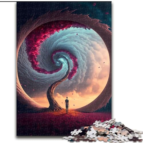 Puzzle für Erwachsene, 1000-teiliges Puzzle Cosmic Gateway, Quizspiel zur Stärkung der Liebe zwischen Paaren für Kinder ab 14 Jahren (Größe 26x38cm) von NBDSOYEWO