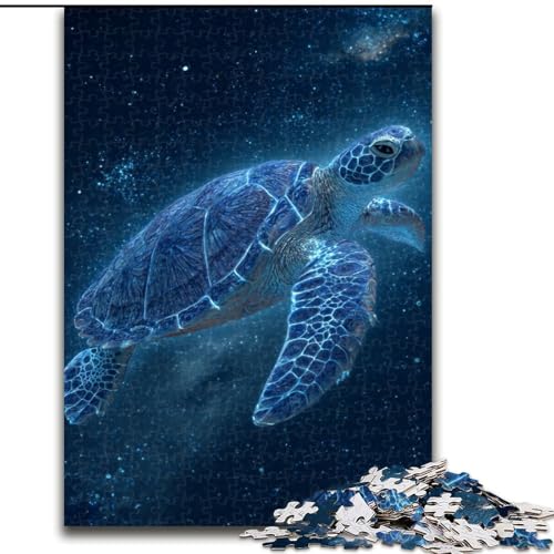 Puzzle für Erwachsene, 1000-teiliges Puzzle Meeresschildkröte, Quizspiel zur Stärkung der Liebe zwischen Paaren für Kinder ab 14 Jahren (Größe 50x75cm) von NBDSOYEWO