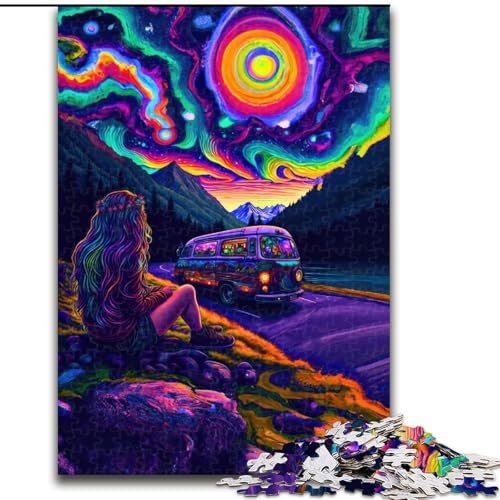 Puzzle für Erwachsene, 1000-teiliges Puzzle Wandering Wonder, Quizspiel zur Stärkung der Liebe zwischen Paaren für Kinder ab 14 Jahren (Größe 50x75cm) von NBDSOYEWO