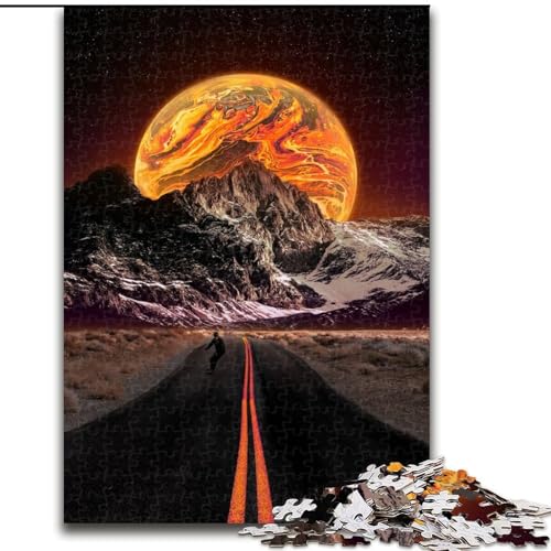 Puzzle für Erwachsene, 1000-teiliges Puzzle unter der Sonne, Quizspiel, Wanddekoration, einzigartige Geburtstags (Größe 26x38cm) von NBDSOYEWO