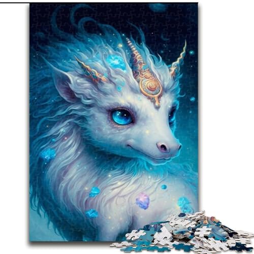 Puzzle für Erwachsene, 1000-teiliges süßes Drachenbaby-Puzzle, anspruchsvolles Denkspiel, Familienaktivität, Heimdekoration, (Größe: 26x38cm) von NBDSOYEWO