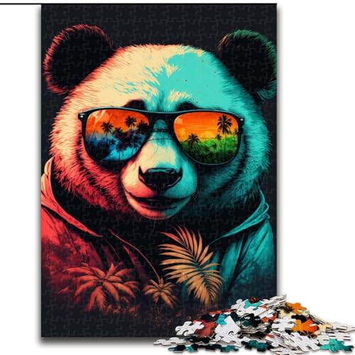 Puzzle für Erwachsene,1000 Teile,Panda mit Brille,aus Holz, Kinder ab 14 Jahren,50x75cm,Spielgeschenk für Erwachsene,interaktives Familienspiel,Gehirn-Herausforderungsgeschenk Puzzle für Erwachsene,1000 Teile,Panda mit Brille,aus Holz, Kinder ab 14 Jahren,50x75cm,Spielgeschenk für Erwachsene,interaktives Familienspiel,Gehirn-Herausforderungsgeschenk von NBDSOYEWO