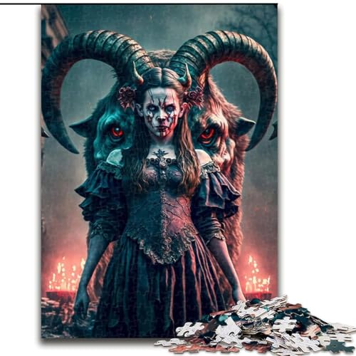 Puzzle für Erwachsene,1000 Teile,Ziegenteufel,aus Holz, Kinder ab 14 Jahren,50x75cm,Spielgeschenk für Erwachsene,interaktives Familienspiel,Gehirn-Herausforderungsgeschenk Puzzle für Erwachsene,1000 Teile,Ziegenteufel,aus Holz, Kinder ab 14 Jahren,50x75cm,Spielgeschenk für Erwachsene,interaktives Familienspiel,Gehirn-Herausforderungsgeschenk von NBDSOYEWO