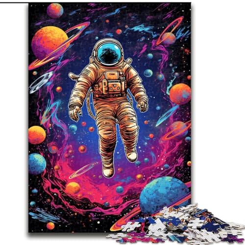 Puzzle für Erwachsene 1000 Astronauten-Galaxie, für und ab 14 Jahren, pädagogisches Lernspielzeug, Familienspiele, Geburtstagsgeschenk (Größe 50x75cm) von NBDSOYEWO