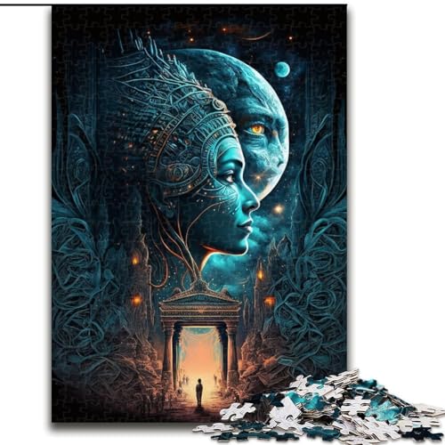 Puzzle für Erwachsene 1000 Gott der Weisheit aus Holz, für Jugendliche ab 14 Jahren, Heimdekoration 50x75cm, als Geburtstags-, Urlaubs-, Weihnachts Puzzle für Erwachsene 1000 Gott der Weisheit aus Holz, für Jugendliche ab 14 Jahren, Heimdekoration 50x75cm, als Geburtstags-, Urlaubs-, Weihnachts von NBDSOYEWO