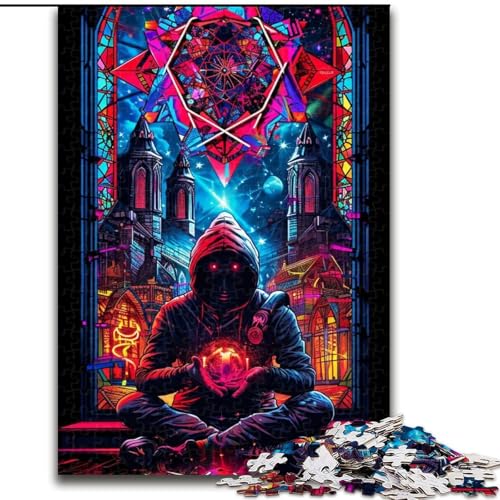 Puzzle für Erwachsene 1000 Ninja im Dunkeln aus Holz, für Jugendliche ab 14 Jahren, Heimdekoration, 50x75cm, als Geburtstags-, Urlaubs-, Weihnachts Puzzle für Erwachsene 1000 Ninja im Dunkeln aus Holz, für Jugendliche ab 14 Jahren, Heimdekoration, 50x75cm, als Geburtstags-, Urlaubs-, Weihnachts von NBDSOYEWO