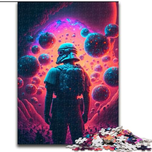 Puzzle für Erwachsene 1000 Space Explorer, für und ab 14 Jahren, pädagogisches Lernspielzeug, Familienspiele, Geburtstagsgeschenk (Größe 50x75cm) von NBDSOYEWO