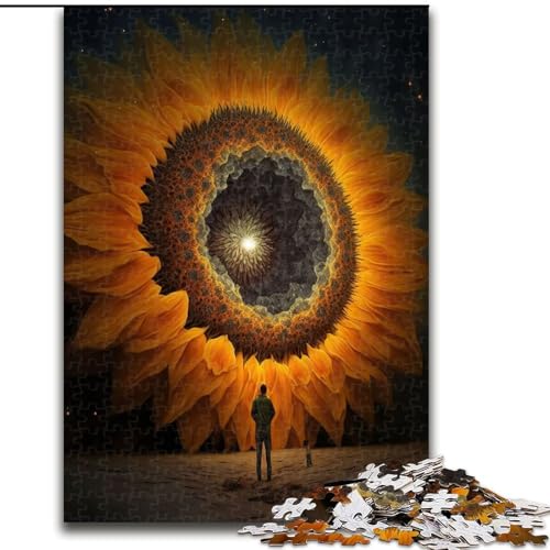 Puzzle für Erwachsene 1000 Universum Sonnenblume, für und ab 14 Jahren, pädagogisches Lernspielzeug, Familienspiele, Geburtstagsgeschenk (Größe 50x75cm) von NBDSOYEWO