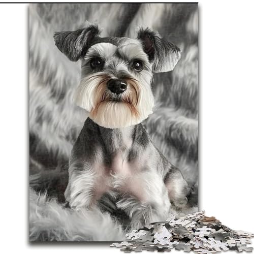 Puzzle für Erwachsene 1000 Yorkshire Terrier, für und ab 14 Jahren, pädagogisches Lernspielzeug, Familienspiele, Geburtstagsgeschenk (Größe 50x75cm) von NBDSOYEWO