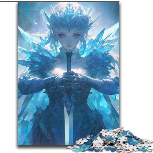 Puzzle für Erwachsene und Jugendliche, 1000 Teile, Anime-Engel, geeignet für Kinder ab 14 Jahren, Lernspiele für zu Hause, DIY-Spielzeug, Kunstwerk, Geschenk (Größe 50x75cm) von NBDSOYEWO