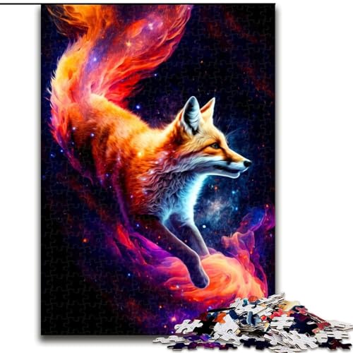 Puzzle für Erwachsene und Jugendliche, 1000 Teile, Fuchs, geeignet für Kinder ab 14 Jahren, Lernspiele für zu Hause, DIY-Spielzeug, Kunstwerk, Geschenk (Größe 26x38cm) von NBDSOYEWO