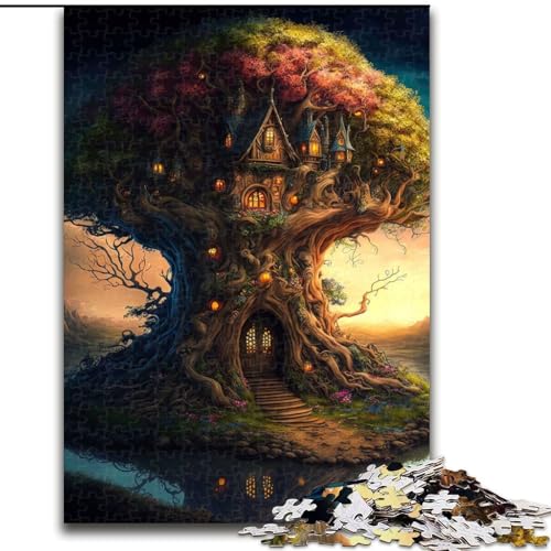 Puzzle für Erwachsene und Jugendliche, 1000 Teile, Märchenkönigreich, geeignet für Kinder ab 14 Jahren, Lernspiele für zu Hause, DIY-Spielzeug, Kunstwerk, Geschenk (Größe 26x38cm) von NBDSOYEWO