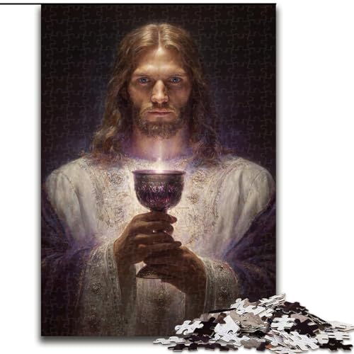 Puzzle für Erwachsene und Jugendliche,1000-teiliges Puzzle,Porträt von Maria,der Mutter,anspruchsvolles Spiel,Spielzeug,Wanddekoration,einzigartige Geburtstags (Größe 26x38cm) von NBDSOYEWO