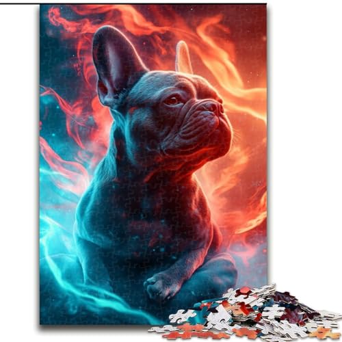 Puzzle für Erwachsene und Teenager, Puzzle Bulldogge, lustige Aktivität für zu Hause, Spielzeug für Regentage, Geburtstagsgeschenke (Größe 50x75cm) von NBDSOYEWO