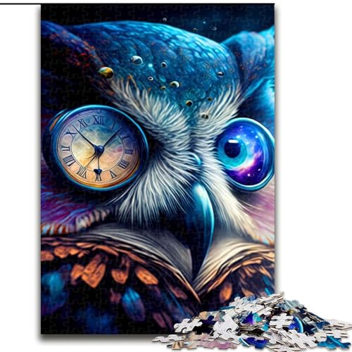 Puzzle für Erwachsene und Teenager, Puzzle Eule, lustige Aktivität für zu Hause, Spielzeug für Regentage, Geburtstagsgeschenke (Größe 26x38cm) von NBDSOYEWO