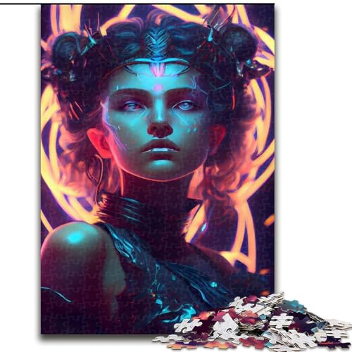 Puzzle für Teenager, 1000 Puzzles, Dark Hera, Spielzeug, Lernspiele, stressabbauende Wanddekoration (Größe 50x75cm) von NBDSOYEWO