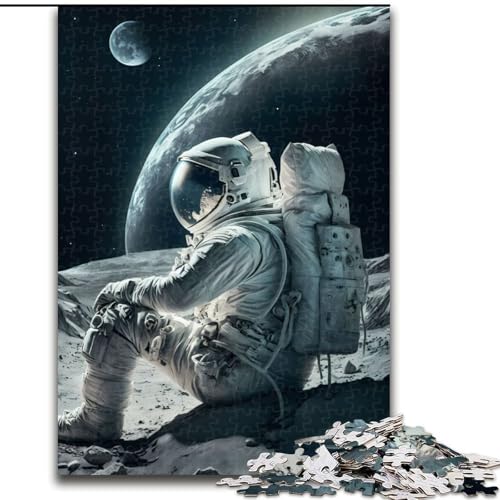 Puzzle für Teenager, 1000 Puzzles, ESA-Astronaut, Spielzeug, Lernspiele, stressabbauende Wanddekoration (Größe 50x75cm) von NBDSOYEWO
