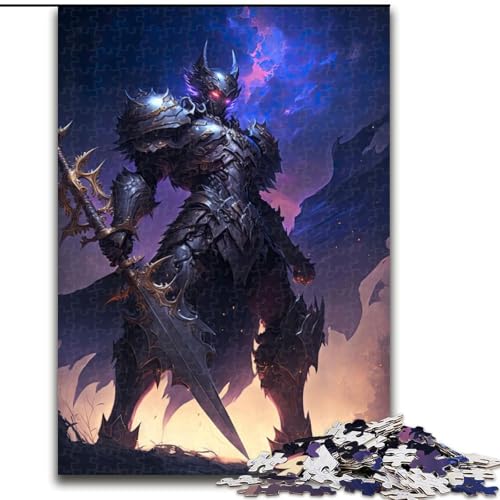 Puzzle für Teenager, 1000 Puzzles, Himmlischer Krieger, Spielzeug, Lernspiele, stressabbauende Wanddekoration (Größe 50x75cm) von NBDSOYEWO