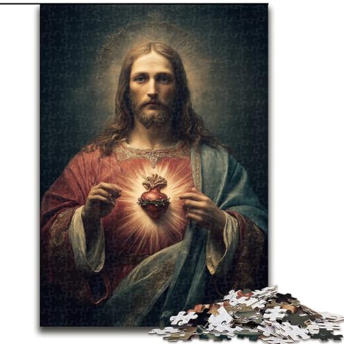 Puzzle für Teenager, 1000 Puzzles, Jesus-Kunst, Spielzeug, Lernspiele, stressabbauende Wanddekoration (Größe 50x75cm) von NBDSOYEWO