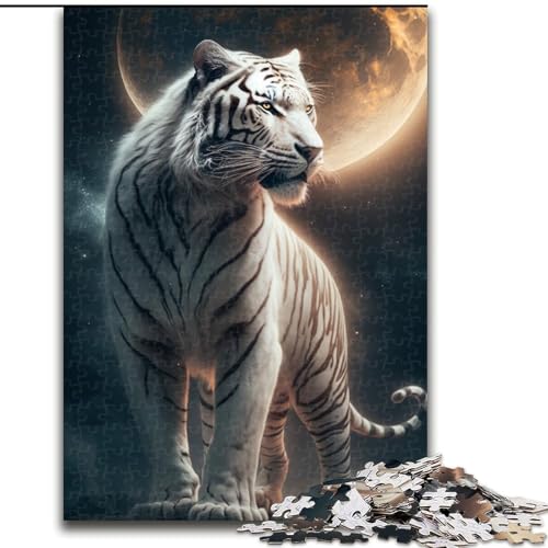 Puzzle für Teenager, 1000 Puzzles, tapferer Drache, Spielzeug, Lernspiele, stressabbauende Wanddekoration (Größe 50x75cm) von NBDSOYEWO