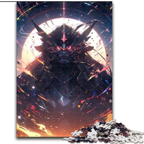 Puzzle für Teenager, 1000 Teile, Anime-Samurai, für Lernspiele, Herausforderungsspielzeug, zur Verbesserung des Gedächtnisses für 14-Jährige (Größe 50x75cm) von NBDSOYEWO