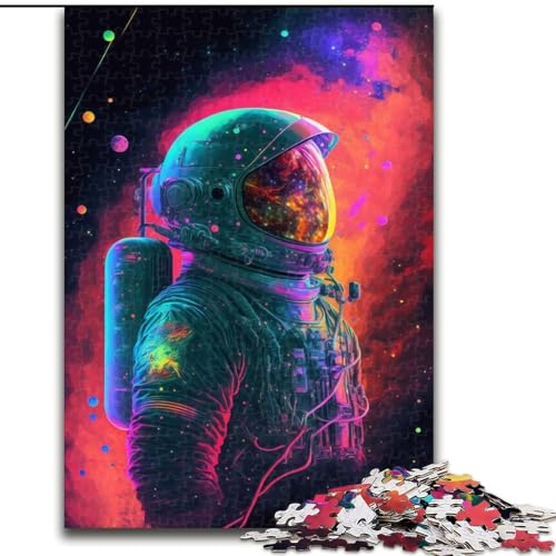 Puzzle für Teenager, 1000 Teile, Astronauten-Poster, Elefantenspielzeug, Denkspiel, Geburtstagsgeschenk, Geschenke, Wandkunst für Kinder ab 14 Jahren (Größe 26x38cm) von NBDSOYEWO