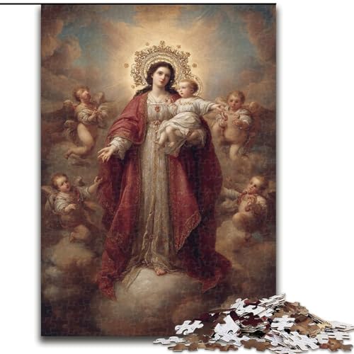 Puzzle für Teenager, 1000 Teile, Das Gemälde von Franois Lychett, Familienunterhaltungsspielzeug, ganze Familie, für Kinder ab 14 Jahren (Größe 50x75cm) von NBDSOYEWO