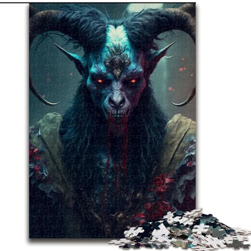 Puzzle für Teenager, 1000 Teile, Dunkler Lord, Elefantenspielzeug, Denkspiel, Geburtstagsgeschenk, Geschenke, Wandkunst, für Kinder ab 14 Jahren (Größe 26x38cm) von NBDSOYEWO