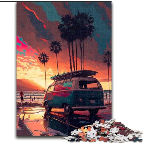 Puzzle für Teenager, 1000 Teile, Hawaii-Reise, Elefantenspielzeug, Denkspiel, Geburtstagsgeschenk, Geschenke, Wandkunst, für Kinder ab 14 Jahren (Größe 50x75cm) von NBDSOYEWO