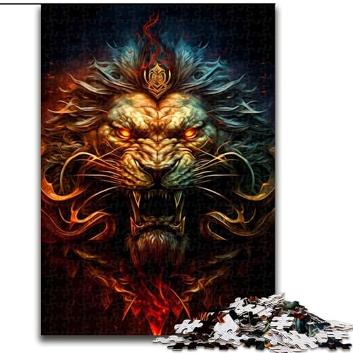 Puzzle für Teenager, 1000 Teile, Löwe, für Kinder ab 14 Jahren, jedes Teil ist einzigartig – lustiges und herausforderndes Spiel für die ganze Familie, tolles Geschenk (Größe 26x38cm) von NBDSOYEWO