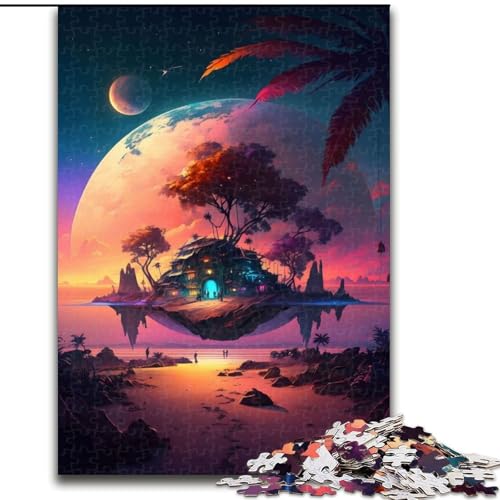 Puzzle für Teenager, 1000 Teile, Magic Villa, Stressabbau-Spielzeug, einzigartige Geburtstags- und Geschenkideen für Kinder ab 14 Jahren (Größe 50x75cm) von NBDSOYEWO