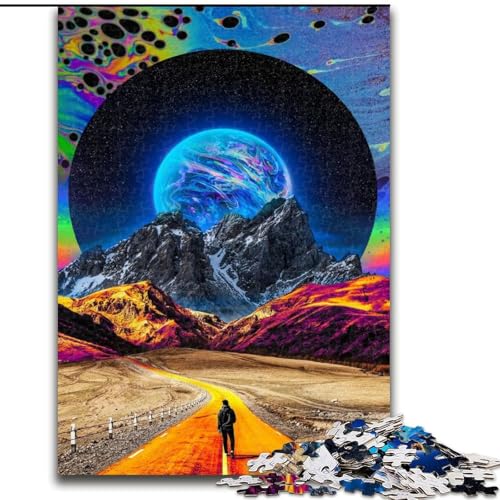Puzzle für Teenager, 1000 Teile, Traumlandschaft, Dekomprimierendes intellektuelles Lernspielzeug, Geburtstagsgeschenk, Geschenke, Wandkunst (Größe 50x75cm) von NBDSOYEWO