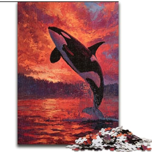 Puzzle für Teenager, 1000 Teile, Traumwal, Lernspiel, Herausforderungsspielzeug, verbessert das Gedächtnis für 14-Jährige (Größe 50x75cm) von NBDSOYEWO