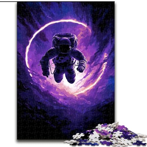 Puzzle für Teenager, 1000 Teile, Weltraumastronaut, für Kinder ab 14 Jahren, jedes Teil ist einzigartig – lustiges und herausforderndes Spiel für die ganze Familie, tolles Geschenk (Größe 26x38cm) von NBDSOYEWO