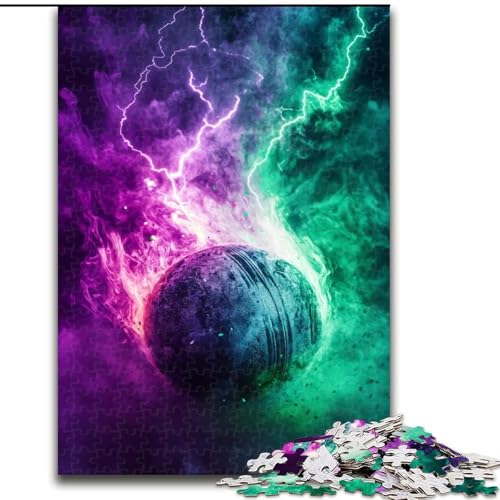 Puzzle für Teenager, Baseball-Sport, Lernspiele, Heimdekoration, ganze Familie (Größe 50x75cm) von NBDSOYEWO