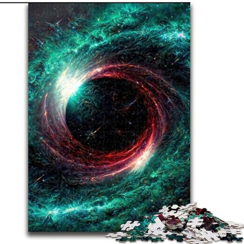 Puzzle für Teenager, Green Space Hole, Lernspiele, Heimdekoration, ganze Familie (Größe 26x38cm) von NBDSOYEWO
