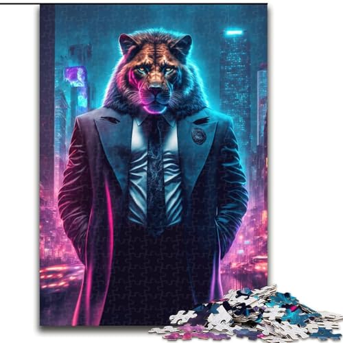 Puzzle für Teenager, Inspektor Leon, Lernspiele, Heimdekoration, ganze Familie (Größe 26x38cm) von NBDSOYEWO