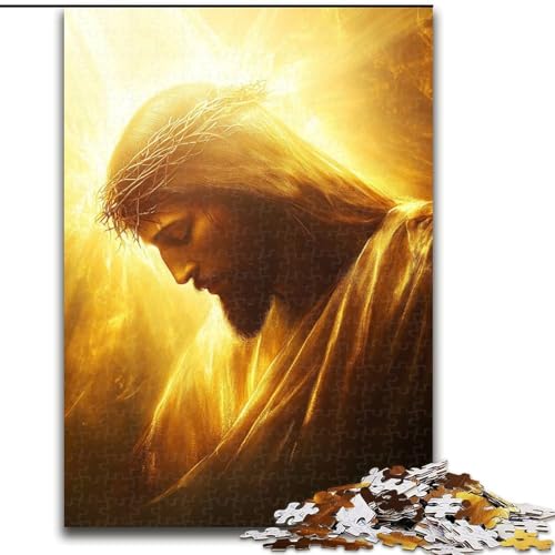Puzzle für Teenager, Jesus, Lernspiele, Heimdekoration, ganze Familie (Größe 50x75cm) von NBDSOYEWO
