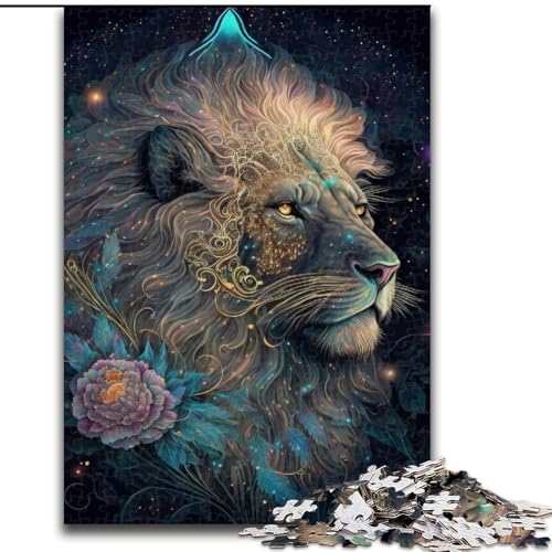 Puzzle für Teenager,1000 Teile,Cosmic Bloom,König der Löwen,für Kinder ab 14 Jahren,jedes Teil ist einzigartig – lustiges und herausforderndes Spiel für die ganze Familie,tolles Geschenk Größe 50x75cm Puzzle für Teenager,1000 Teile,Cosmic Bloom,König der Löwen,für Kinder ab 14 Jahren,jedes Teil ist einzigartig – lustiges und herausforderndes Spiel für die ganze Familie,tolles Geschenk Größe 50x75cm von NBDSOYEWO