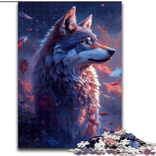 Puzzle für Teenager,1000 Teile,Wolf bei Sonnenuntergang,für Kinder ab 14 Jahren,jedes Teil ist einzigartig – lustiges und herausforderndes Spiel für die ganze Familie,tolles Geschenk (Größe 50x75cm) Puzzle für Teenager,1000 Teile,Wolf bei Sonnenuntergang,für Kinder ab 14 Jahren,jedes Teil ist einzigartig – lustiges und herausforderndes Spiel für die ganze Familie,tolles Geschenk (Größe 50x75cm) von NBDSOYEWO